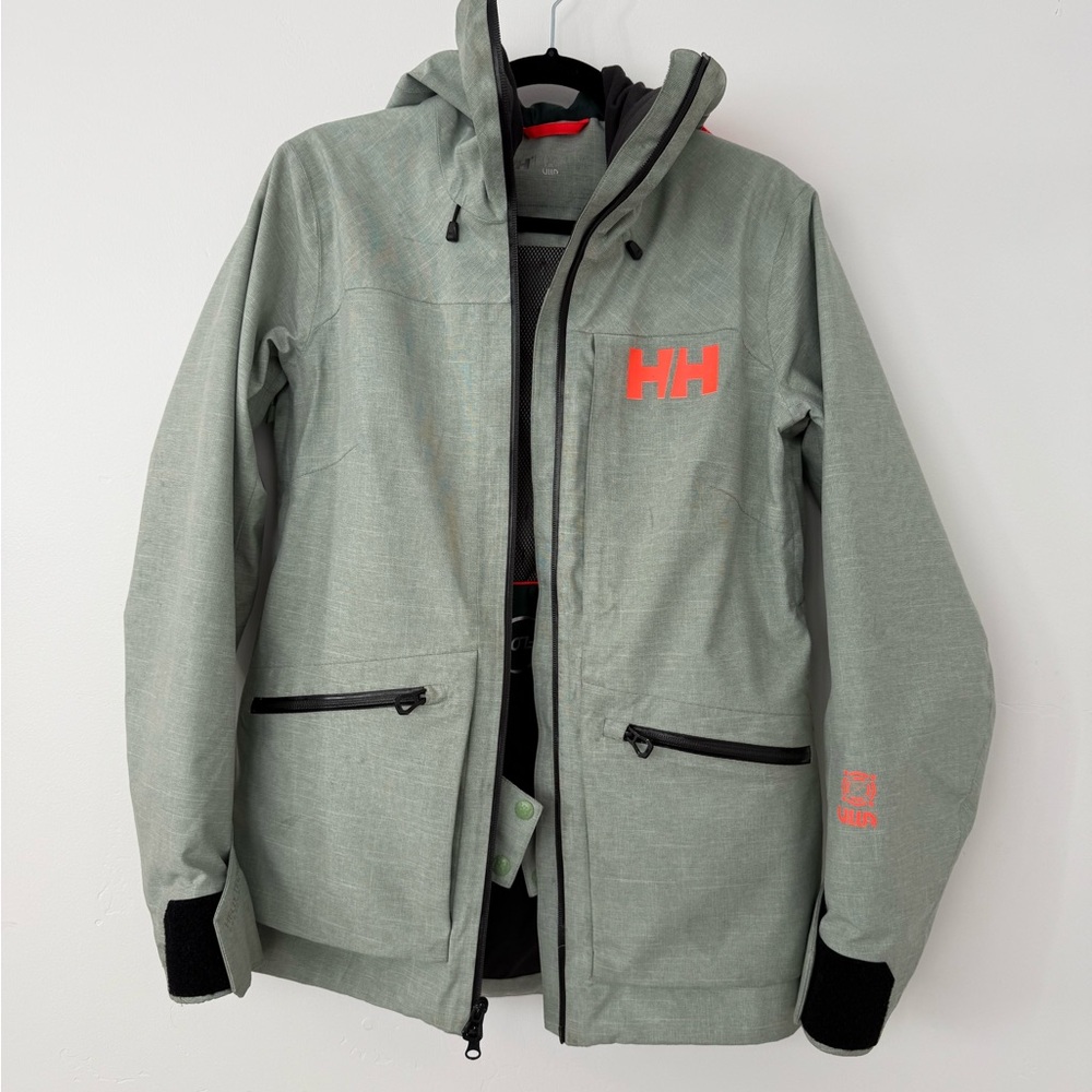 Helly Hansen Women’s Powderqueen 3.0 Ski Jacket – Terrazzo Gray, Size Small